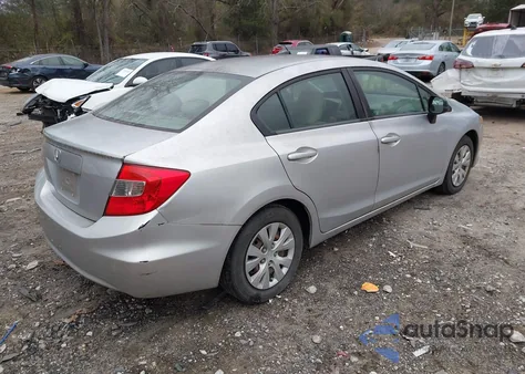 2012 Honda Civic Lx z USA, uszkodzony, nr VIN 2HGFB2F56CH331783